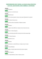 Midterm Review Week 1-6 &lpar;Nsgd 3336&rpar; Updated&NewLine;Actual Questions And Correct Answers