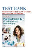 Test Bank for Pharmacotherapeutics for Advanced Practice Nurse Prescribers 6th Edition by Teri Moser Woo&vert; 9781719648035&vert; LATEST
