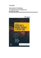 TEST BANK FOR Introduction to Radiologic & Imaging Sciences & Patient Care 6th edition ISBN&colon;9780323872201 ALL CHAPTERS COVERED YOUR ULTIMATE GUIDE 100&percnt; VERIFIED A&plus; GRADE ASSURED&excl;&excl;&excl;&excl;&excl;&excl; NEW LATEST UPDATE&excl;&excl;&excl;&excl;&excl;