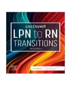 Test Bank For Lpn To Rn Transitions 6Th Edition By Lora Claywell Isbn&colon;978-0443105241 Complete Guide Allchapters Covered With Rationales 100&percnt; Verified A&plus; Grade Assured&excl;&excl;&excl;&excl;&excl;