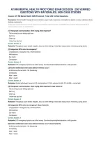 Ati Rn Mental Health Proctored Exam 2025&sol;2026 &vert; 250 Verified&NewLine;Questions With Rationales &vert; Ngn Case Studies