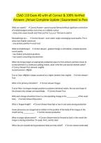 CSAD 110 Exam &num;3 with all Correct & 100&percnt; Verified Answers &vert;Actual Complete Update &vert;Guaranteed to Pass