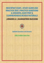New Rpsgt Exam &ndash; Study Guide And Practice Test &vert; Practice Questions & Answers&comma; Exam Prep & Comprehensive Review Materials