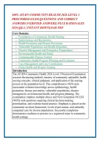 100&percnt; Ati Rn Community Health 2026 Level 3 &NewLine;Proctored Exam Questions And Correct &NewLine;Answers &lpar;Verified Answers&rpar; Plus Rationales &NewLine;2026 Q&A &vert; Instant Download Pdf 