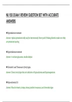Nu 155 Exam 1 Review Question Set With Accurate&NewLine;Answers&NewLine;
