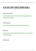 Nu 155 Exam 1 Script Complete Answers Graded A&plus;