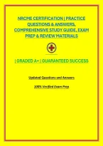 Nrcme Certification &vert; Practice Questions & Answers&comma; Comprehensive Study Guide&comma; Exam Prep & Review Materials