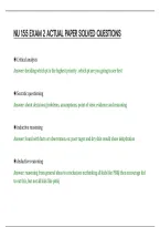 Nu 155 Exam 2 Actual Paper Solved Questions&NewLine;
