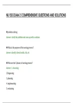 Nu 155 Exam 2 Comprehensive Questions And Solutions