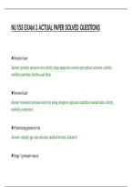 Nu 155 Exam 3 Actual Paper Solved Questions&NewLine;