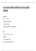 Nu 155 Exam 3 Review Question Set With Accurate&NewLine;Answers&NewLine;