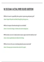 Nu 155 Exam 4 Actual Paper Solved Questions&NewLine;