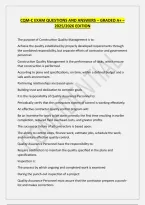 Cqm-C Exam Questions And Answers &ndash; Graded A&plus; &ndash; &NewLine;2025&sol;2026 Edition