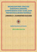 Nrcme Exam Prep &vert; Practice Questions & Answers&comma; Comprehensive Study Guide&comma; Exam Preparation & Review Materials