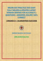 Nrcme Dot Practice Test Exam Fully Solved & Updated &lpar;Latest Version Verified For Accuracy&rpar; &vert; Questions &plus; Answers &vert; Solved 100&percnt; Correct