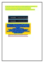 NR 546 Week 4 Midterm Exam Due 2nd August 2026Complete Questions 1-75 &NewLine;Actual Exam Screenshots Examplify Proctored N546 Advanced &NewLine;Psychopharmacology for The PMHNP Exam Questions and Answers&period;pdf &NewLine;