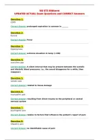 NU 673 Midterm&NewLine;UPDATED ACTUAL Exam Questions and CORRECT Answers&NewLine;