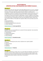 NU 673 Midterm&NewLine;UPDATED ACTUAL Exam Questions and CORRECT Answers&NewLine;