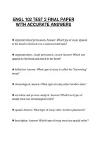 Engl&lowbar;102&lowbar;Test&lowbar;2&lowbar;Liberty&lowbar;University&lowbar;Complete&lowbar;Question&lowbar;Bank&lowbar;And&lowbar;Explanations&period;pdf