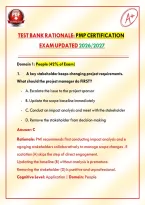 Test Bank Rationale&colon; PMP Certification Exam Updated 2026&sol;2027&NewLine;