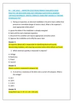 Ny &mdash; Nyc Dcas &mdash; Inspector &lpar;Electrical&rpar; Newest Evaluated Exam &NewLine;Practice 100 Questions 2026-2027&vert;Original Questions & Answers &NewLine;&vert;Detailed Rationales &vert;Hinted Complete Exam Prep Graded A&plus;&ast;Instant &NewLine;Download Pdf&ast; 