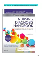 Test Bank for Nursing Diagnosis Handbook 12th Edition Ackley &vert;&vert;Complete A&plus; Guide&NewLine;
