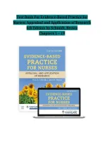 Test Bank for Evidence-Based Practice for Nurses&colon; Appraisal and Application of Research&comma; 6th Edition by Nola A&period; Schmidt & Janet M&period; Brown &vert; Chapters 1&ndash;19 Complete&NewLine;&NewLine;