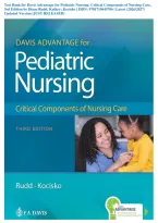 Test Bank for Davis Advantage for Pediatric Nursing&colon; Critical Components of Nursing Care&comma; 3rd Edition by Diane Rudd&comma; Kathry&semi; Kocisko &vert; ISBN&colon; 9781719645706 &vert; Latest &lpar;2026&sol;2027&rpar; Updated Version &lbrace;JUST RELEASED&rcub;