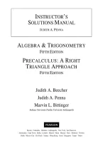 Algebra and Trigonometry with Corequisite Support&comma; 5th edition &mdash; by Judith Beecher&comma; Judith Penna &mdash; Instructor's Solutions Manual &vert; Chapter 1-11 &vert; All Chapters 