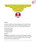 NR-566 Advanced Pharmacology For Care Of The Family Midterm Exam 2026 &sol; 2027 Questions And Correct Verified Answers With Rationales