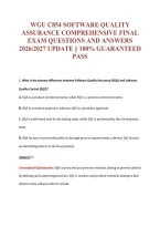 Wgu C854 EXAM Bundle &vert; Update Questions with complete and Verified solutions&period;