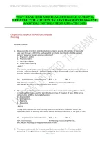 Medical-Surgical Nursing 7th Edition Test Bank by Linton &ndash; Updated Questions & Answers