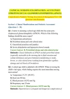 Clinical Nursing Examination&colon; Acute Post-Streptococcal Glomerulonephritis &lpar;APSGN&rpar;  Complete Exam Material