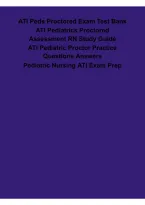 ATI Pediatrics &lpar;Peds&rpar; Proctored Exam &vert; Complete Test Bank&comma; Questions & Answers &vert; Study Guide & Exam Review &vert; 2026&sol;2027