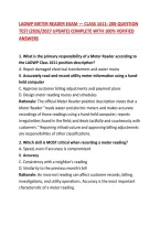 Ladwp Meter Reader Exam &mdash; Class 1611&colon; 200-Question Test &lpar;2026&sol;2027 Update&rpar; Complete With 100&percnt; Verified Answers