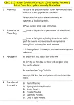 CSAD 110 - Exam 2 with all Correct & 100&percnt; Verified Answers &vert;Actual Complete Update &vert;Already Graded A&plus;