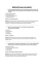 NRNP 6675 Exam Prep 2026&ndash;27&colon; 100 High-Yield Practice Questions with Detailed Rationales