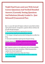 Nr566 Final Exam 2026&sol;2027 With Actual &NewLine;Correct Questions And Verified Detailed &NewLine;Answers &vert;Currently Testing Questions &NewLine;And Solutions&vert;Already Graded A&plus; &vert;Just &NewLine;Released&excl;&excl;&vert;Guaranteed Pass 