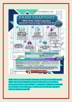 Nr567 Final Exam Newest 2025&sol;2026 Actual Exam Test Bank &vert; &NewLine;Nr567 Advanced Pharmacology For The Agacnp Final &NewLine;Exam Questions And Correct Answers &lpar;Verified Answers&rpar; &NewLine;Plus Rationales 2026 Q&A &vert; Latest Exam Update 2026&sol;2027 &vert; &NewLine;Instant Download Pdf