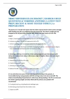 Nr602 Midterm Exam 2026&sol;2027 &vert; 120 High-Yield Questions & Verified Answers &vert; Latest Test Prep &vert; Recent & Most Tested Topics &vert; A&plus; Preparation