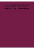 Varcarolis Chapter 2 Mental Health & Mental Illness 2026&ndash;2027&colon; Questions&comma; Answers & Study Guide