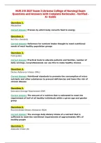 NUR 215 2027 Exam 3 &lpar;Arizona College of Nursing&rpar; Exam&NewLine;Questions and Answers with Complete Rationales - Verified -&NewLine;A&plus; Guide