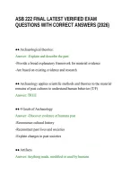 Asb 222 Final Latest Verified Exam&NewLine;Questions With Correct Answers &lpar;2026&rpar;