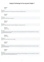 Surgical Technology Chapter 7 Part 2 Comprehensive Study Guide