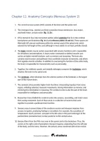 Chapter 11 Anatomy Concepts of the Nervous System &lpar;CNS&rpar; &vert; Study Guide & Exam Review