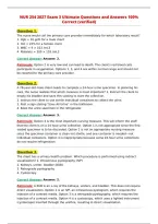 NUR 254 2027 Exam 3 Ultimate Questions and Answers 100&percnt;&NewLine;Correct &lpar;verified&rpar;