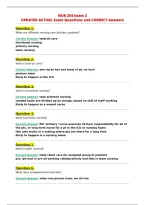 NUR 254 Exam 2&NewLine;UPDATED ACTUAL Exam Questions and CORRECT Answers