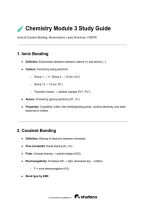 Chemistry Module 3 Study Guide &vert; Ionic & Covalent Bonding &vert; Exam Review