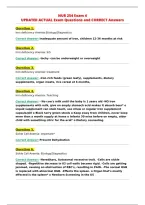 NUR 254 Exam 4&NewLine;UPDATED ACTUAL Exam Questions and CORRECT Answers