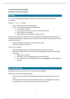 Levenslooppsychologie Samenvatting &vert; Artesis Antwerpen &vert; 2025&sol;26
